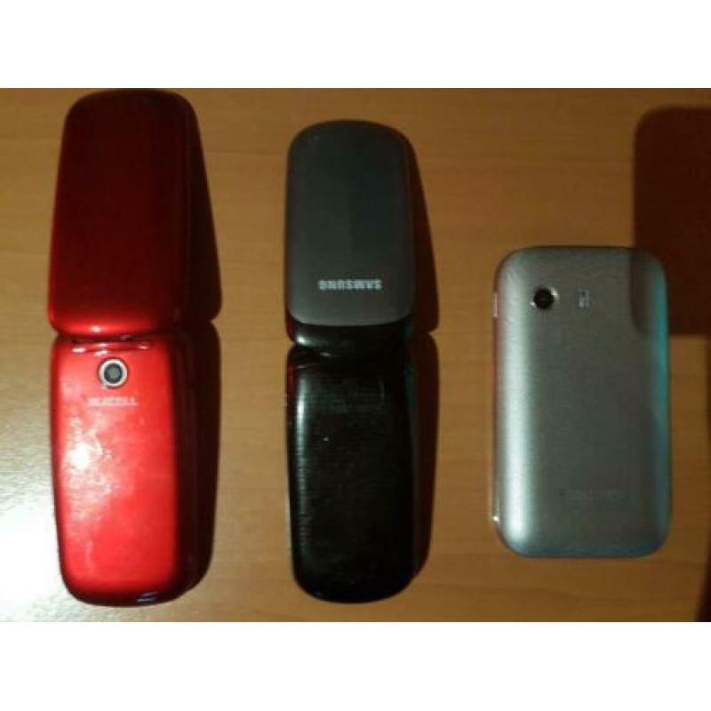 3x mobiele telefoon