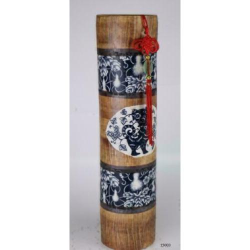 chinese vaas porslein handgemaakt 40x10cm