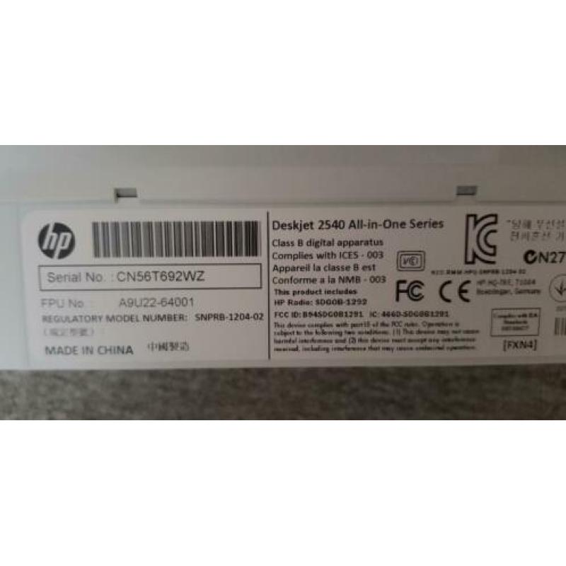 hp deskjet 2547