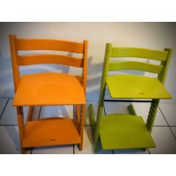 Stokke Trip Trap stoel, twee groene
