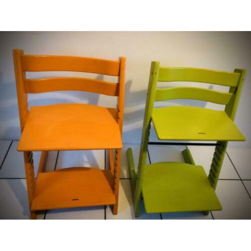 Stokke Trip Trap stoel, twee groene