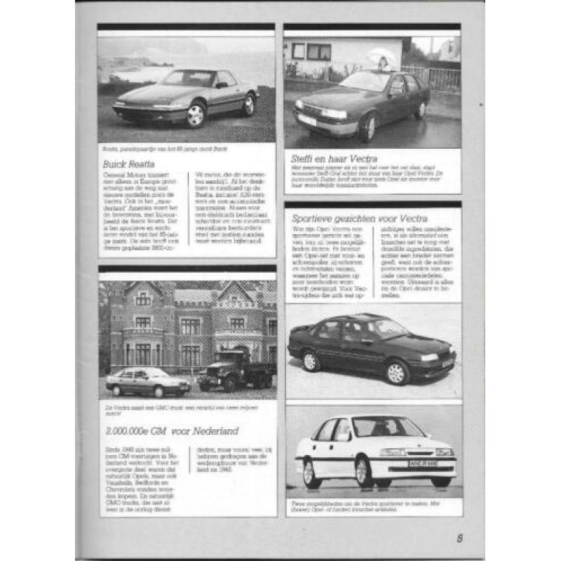 autofolder Opel Magazine Start november 1988