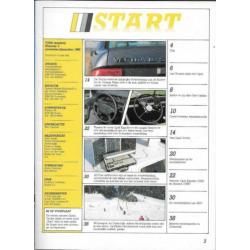 autofolder Opel Magazine Start november 1988