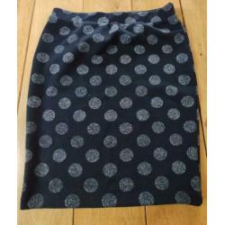 Vila rok | ZGAN | Zwart + zilveren stippen | glitter | M 38