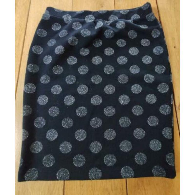 Vila rok | ZGAN | Zwart + zilveren stippen | glitter | M 38