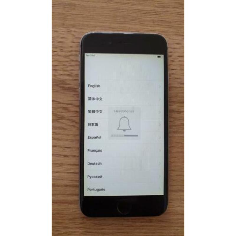 Iphone 6 - 16GB Space Grey *Voorcamera Defect*