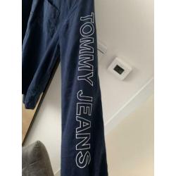 Blauw Tommy Jeans Overhemd Maat M Regular Fit