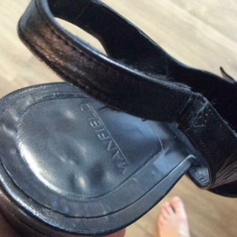 Elegante leren pumps maat 40