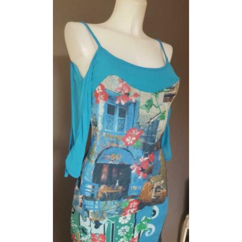 jurk Save the Queen - Griekenland -aparte mouwtjes - M/L