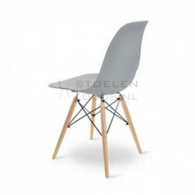 Eames stoel DSW *NIEUW* eetkamerstoel | kuipstoel *GRIJS*