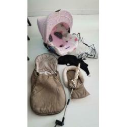 Stokke Xploy compleet + Maxi cosi cabrio fix en adapter