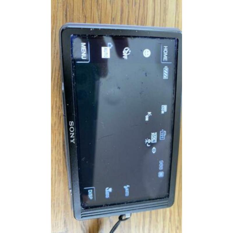 Coole Sony cybershot camera met touchscreen
