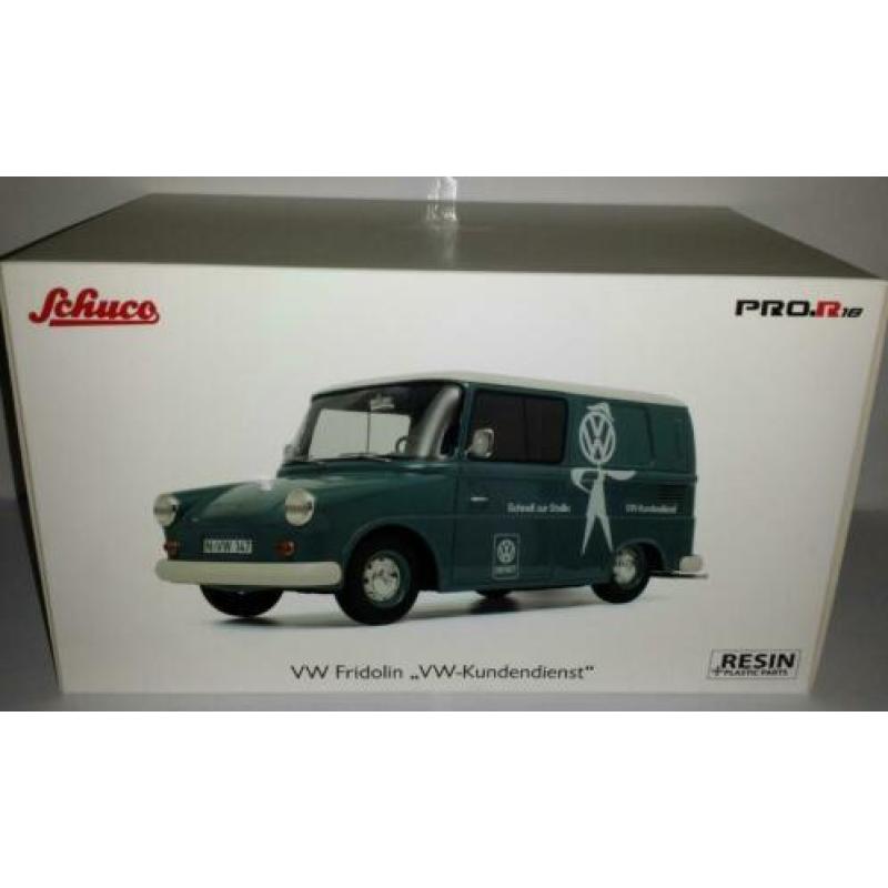 Schuco Pro.R 1:18 VW Fridolin Kundendienst nieuw in doos