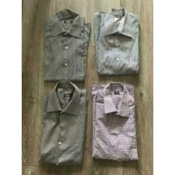 4 stuks Polomen korte mouw overhemd maat L