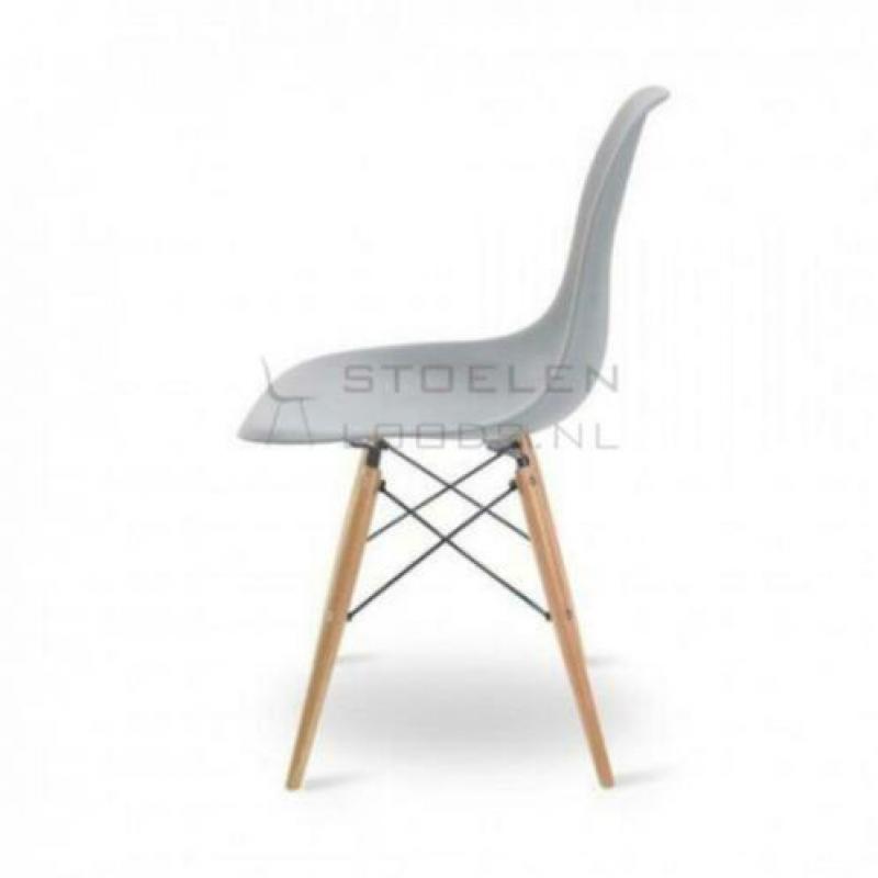 Eames stoel DSW *NIEUW* eetkamerstoel | kuipstoel *GRIJS*