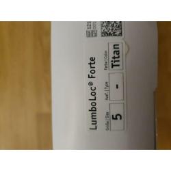 Lumboloc Forte rugbrace maat 5 en 3 en 2.
