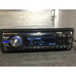 JVC radio cd mp3 aux USB afstandsbediening