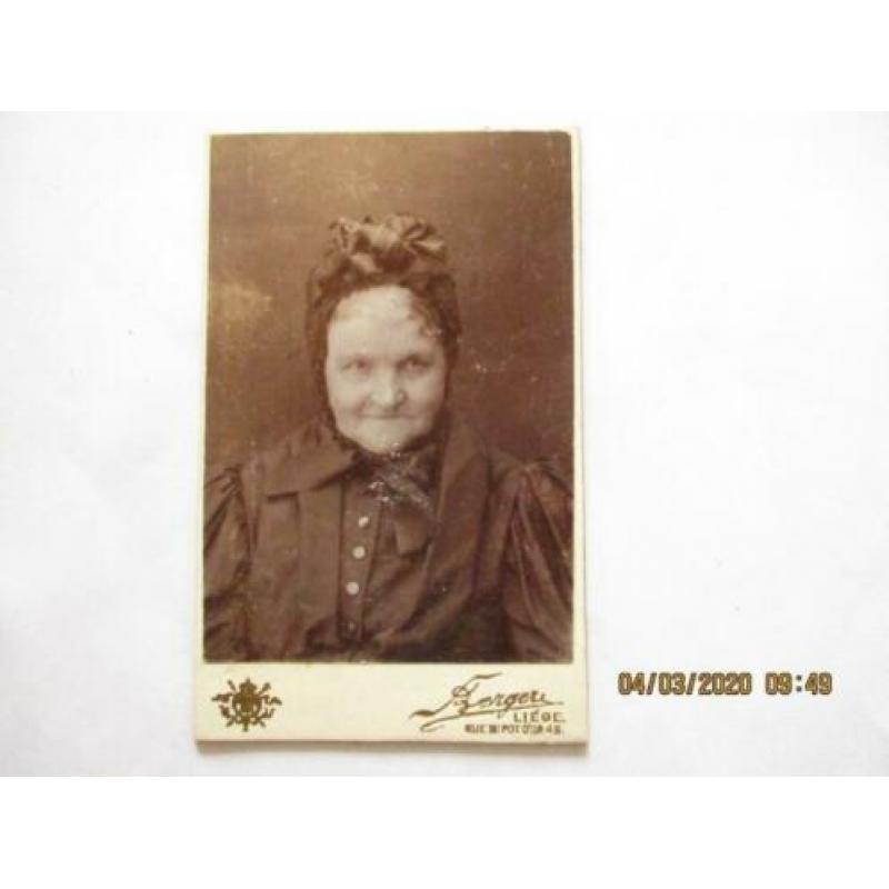 D-236 cdv Fotograaf J.Berger, Liège, België, setje van vier