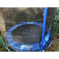 Trampoline blauw 210cm