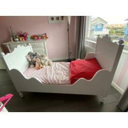 Bopita Belle bedje wit 150x70