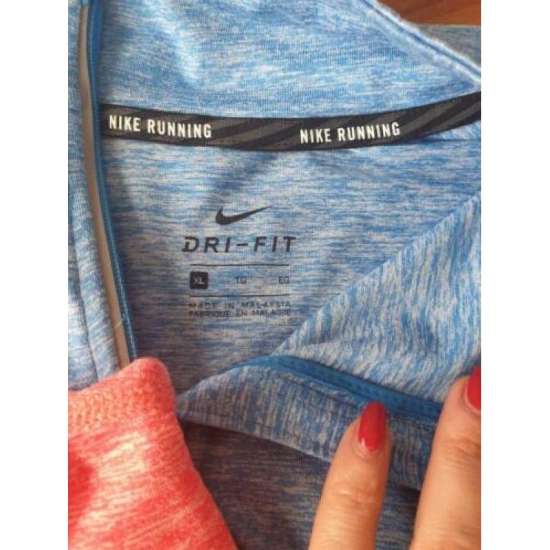 Nieuwstaat dames nike hardloop sport tops longsleeve mt XL