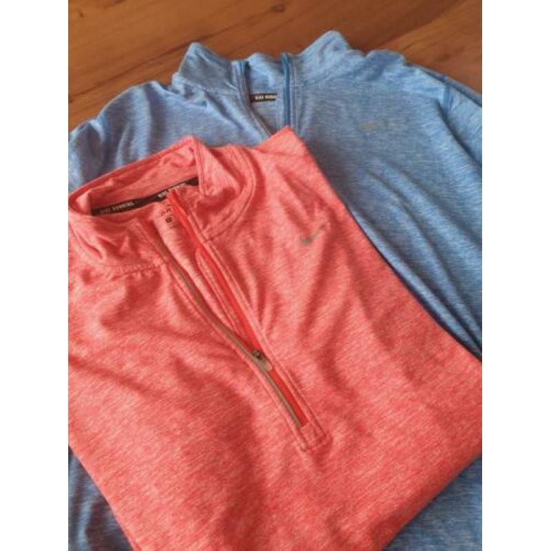 Nieuwstaat dames nike hardloop sport tops longsleeve mt XL