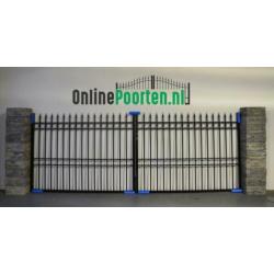 Rechte inrijpoort breedte 3 & 4m, hoogte 150cm compleet!