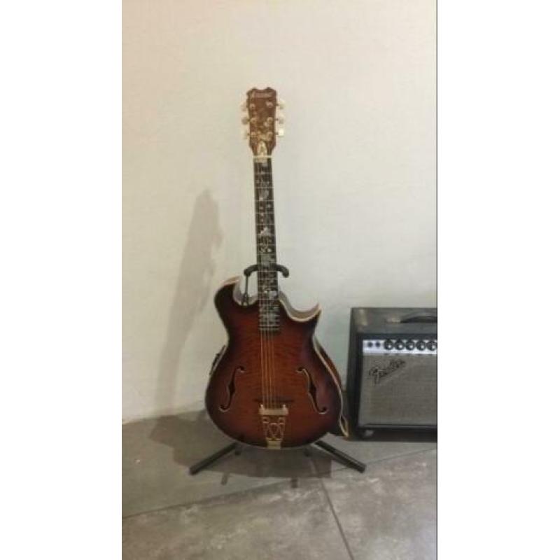 Antoniotsai semi accoustic handgemaakt ingelegd