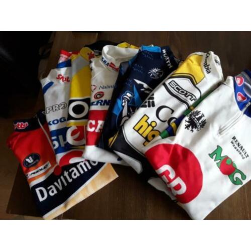 Wielershirts wielrenshirts koersshirt verzameling