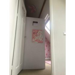 Roze hoogslaper voor meisjes