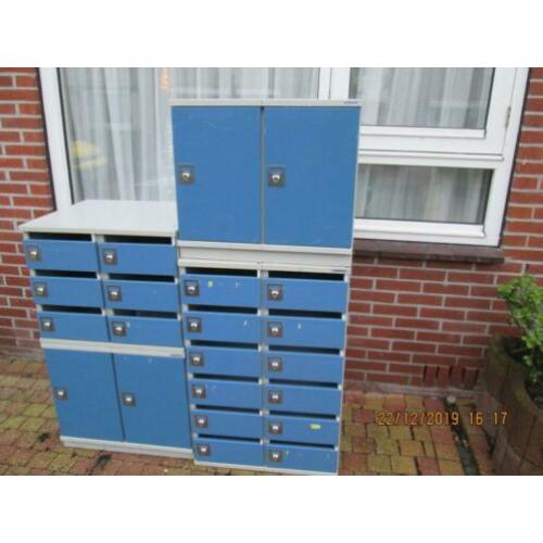 Lockers/sportkluisjes/postvakjes