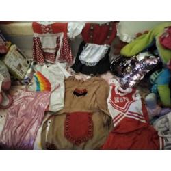 Verkleedkleding maten 98 tot 140