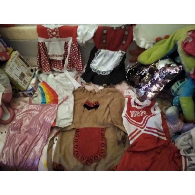 Verkleedkleding maten 98 tot 140