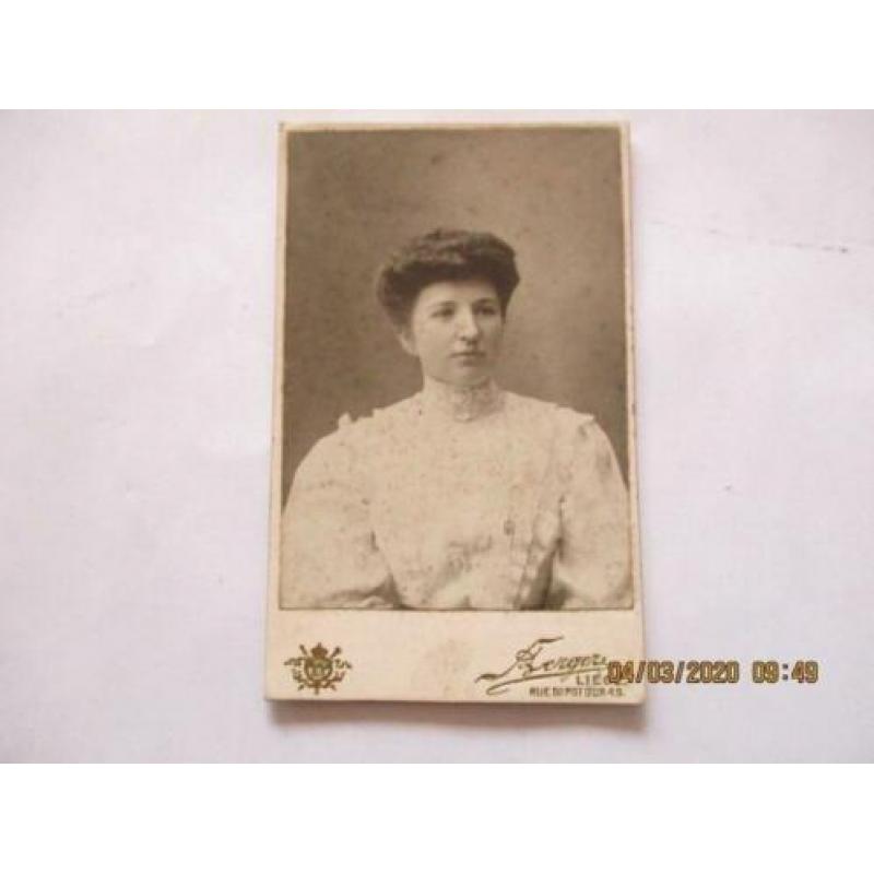 D-236 cdv Fotograaf J.Berger, Liège, België, setje van vier