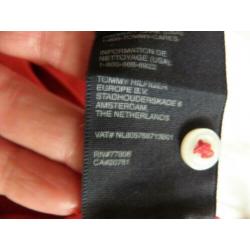 Goedkoop origineel rood college polo shirt TOMMY HILFIGER XL