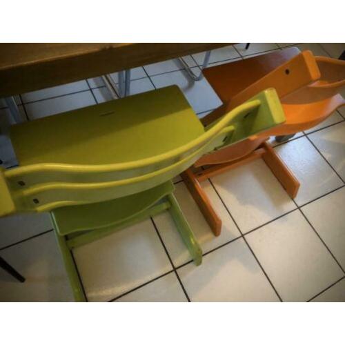 Stokke Trip Trap stoel, twee groene