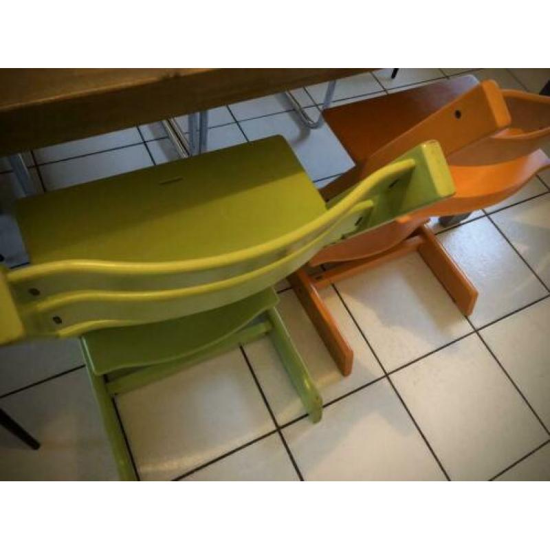 Stokke Trip Trap stoel, twee groene