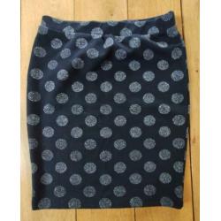 Vila rok | ZGAN | Zwart + zilveren stippen | glitter | M 38
