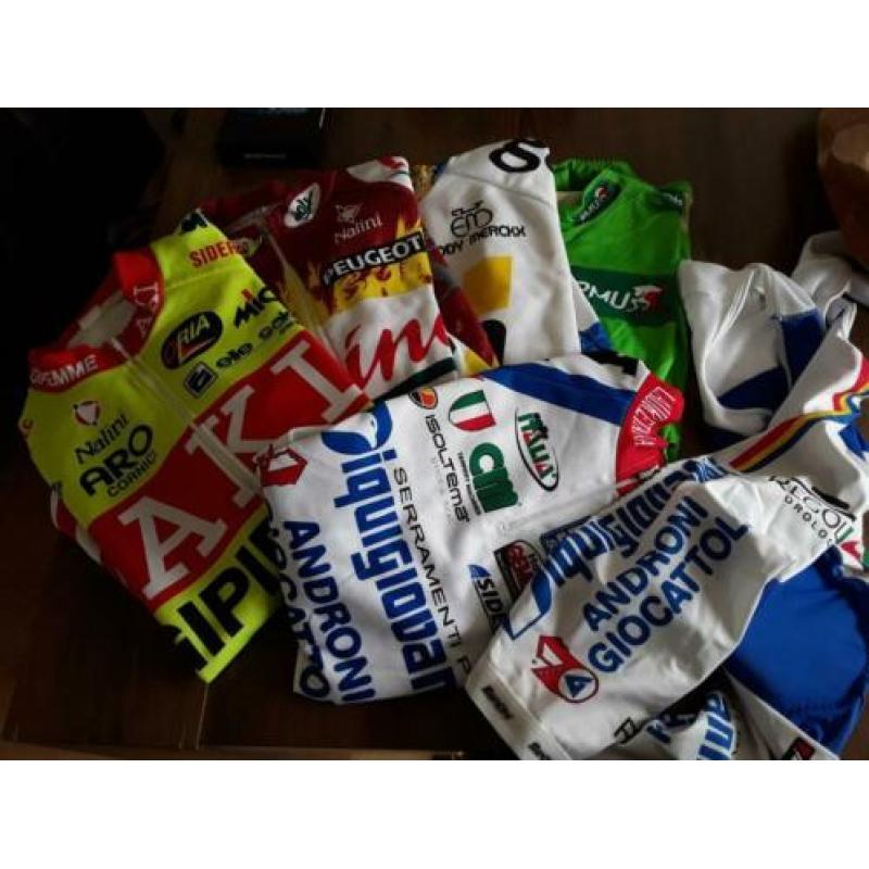 Wielershirts wielrenshirts koersshirt verzameling