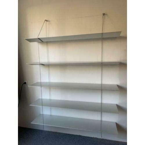 Wandmeubel systeem 150 cm 5 legplanken van ben hoek Nexus