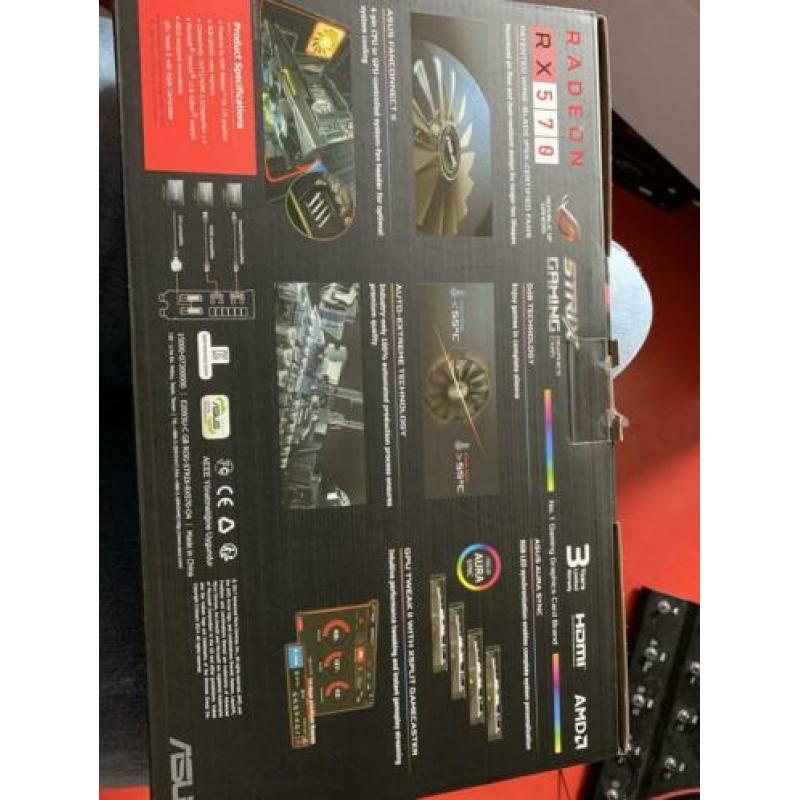 Asus ROG Strix Amd Radeon RX 570 Videokaart 4gb