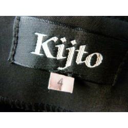 Zwart rokje Kijto maat 4 L 42 44, split