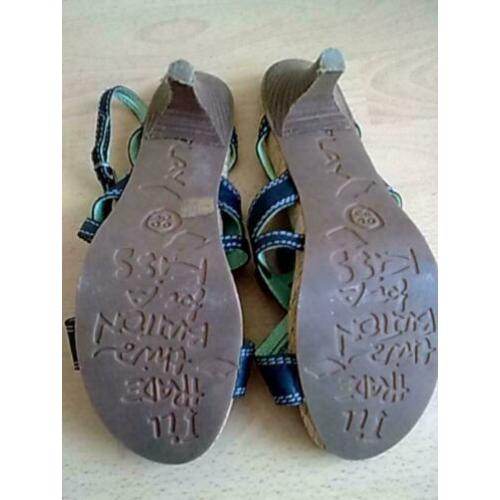 Replay sandalen, maat 39, met extra setje hakjes