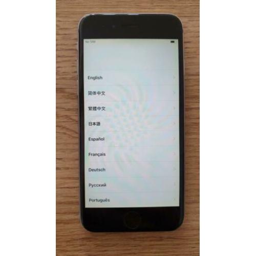 Iphone 6 - 16GB Space Grey *Voorcamera Defect*