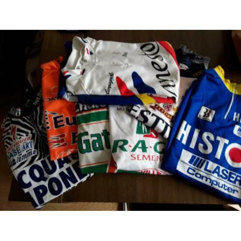 Wielershirts wielrenshirts koersshirt verzameling