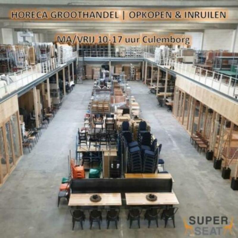 40 x industriele terrasstoelen metalen klapstoel Chang 790