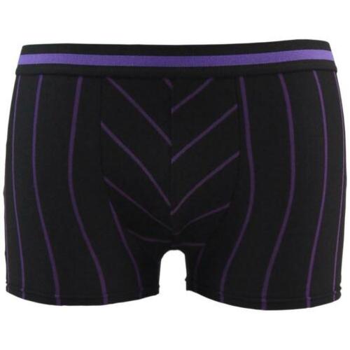 Jongens boxershort zwart met smalle strepen maat 140/152