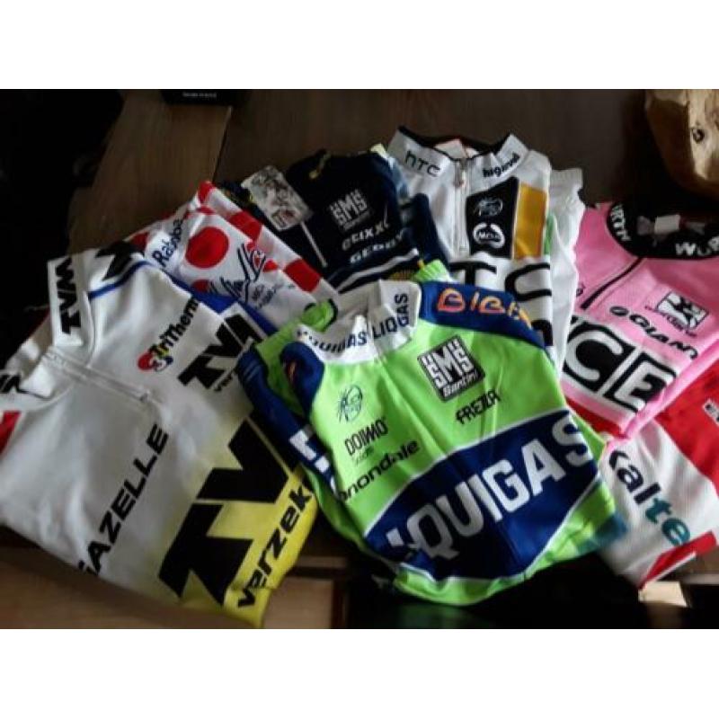Wielershirts wielrenshirts koersshirt verzameling