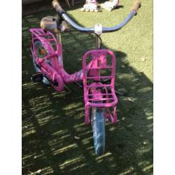 Alpina 16 inch meisjes fiets rose