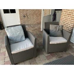 Lounge set allibert kussen aan vernieuwing toe